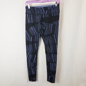 ZELLA Blue and Black Dot Patterned Leggings - M